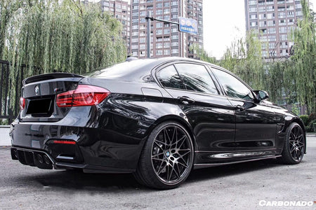 DARWINPRO - BMW M3 F80 / M4 F82 2014-2020 VRS STYLE CARBON FIBRE REAR DIFFUSER - Aero Carbon UK