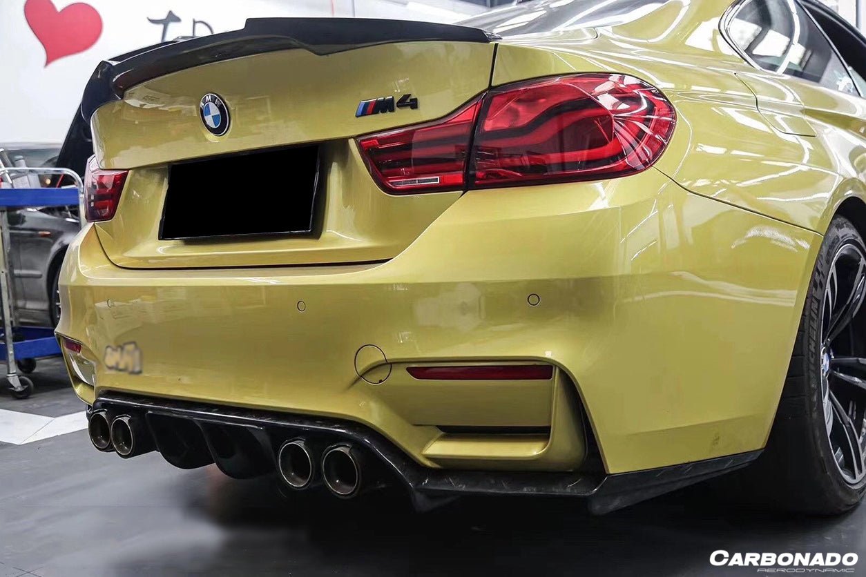 DARWINPRO - BMW M3 F80 / M4 F82 2014-2020 VRS STYLE CARBON FIBRE REAR DIFFUSER - Aero Carbon UK