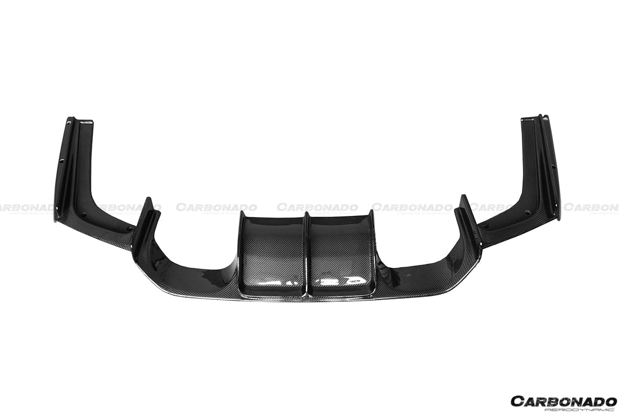 DARWINPRO - BMW M3 F80 / M4 F82 2014-2020 VRS STYLE CARBON FIBRE REAR DIFFUSER - Aero Carbon UK