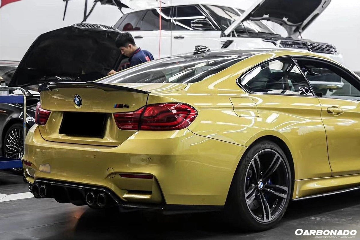 DARWINPRO - BMW M3 F80 / M4 F82 2014-2020 VRS STYLE CARBON FIBRE REAR DIFFUSER - Aero Carbon UK