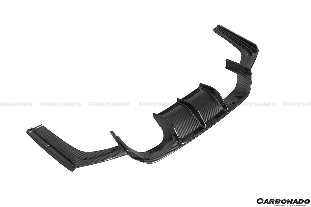 DARWINPRO - BMW M3 F80 / M4 F82 2014-2020 VRS STYLE CARBON FIBRE REAR DIFFUSER - Aero Carbon UK