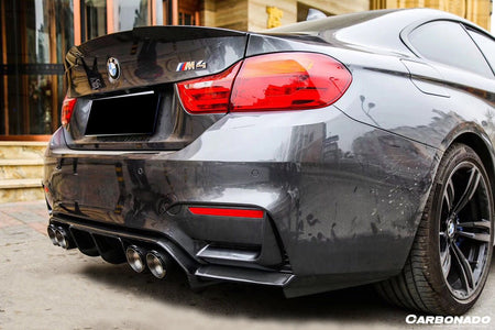 DARWINPRO - BMW M3 F80 / M4 F82 2014-2020 VRS STYLE CARBON FIBRE REAR DIFFUSER - Aero Carbon UK