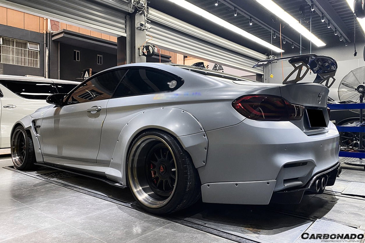 DARWINPRO - BMW M3 F80 / M4 F82 2014-2020 VRS STYLE CARBON FIBRE TRUNK SPOILER - Aero Carbon UK