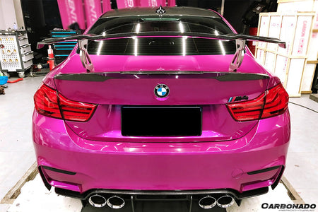 DARWINPRO - BMW M3 F80 / M4 F82 2014-2020 VRS STYLE CARBON FIBRE TRUNK SPOILER - Aero Carbon UK