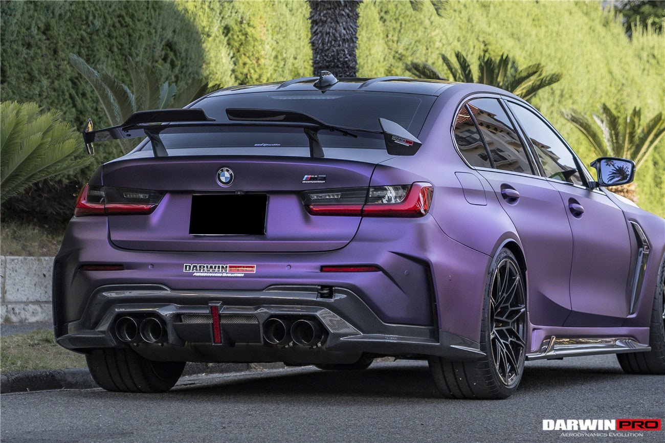 DARWINPRO - BMW M3 G80 / 3 SERIES G20 2021+ BKSSII STYLE CARBON FIBRE TRUNK SPOILER - Aero Carbon UK