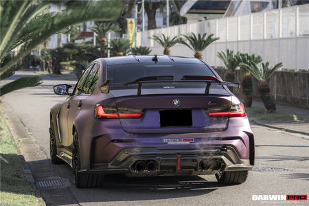 DARWINPRO - BMW M3 G80 / 3 SERIES G20 2021+ BKSSII STYLE CARBON FIBRE TRUNK SPOILER - Aero Carbon UK