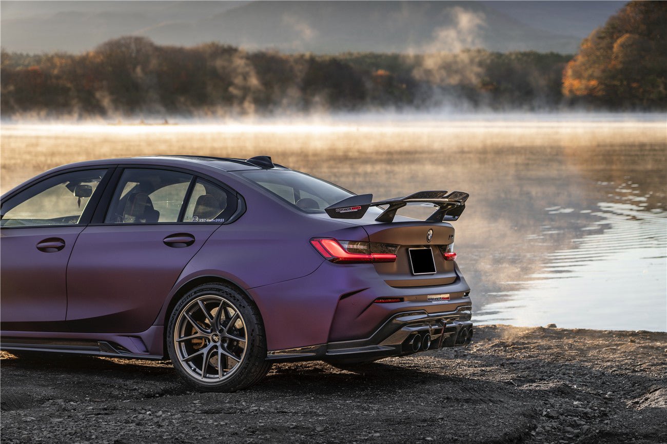 DARWINPRO - BMW M3 G80 / 3 SERIES G20 2021+ BKSSII STYLE CARBON FIBRE TRUNK SPOILER - Aero Carbon UK