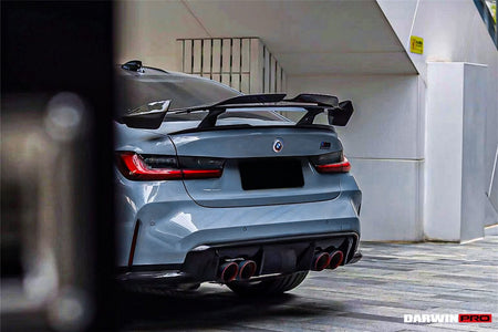 DARWINPRO - BMW M3 G80 / 3 SERIES G20 2021+ BKSSII STYLE CARBON FIBRE TRUNK SPOILER - Aero Carbon UK