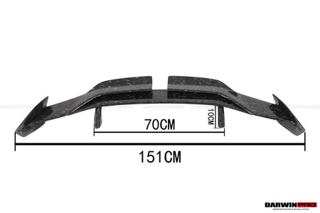 DARWINPRO - BMW M3 G80 / 3 SERIES G20 2021+ BKSSII STYLE CARBON FIBRE TRUNK SPOILER - Aero Carbon UK