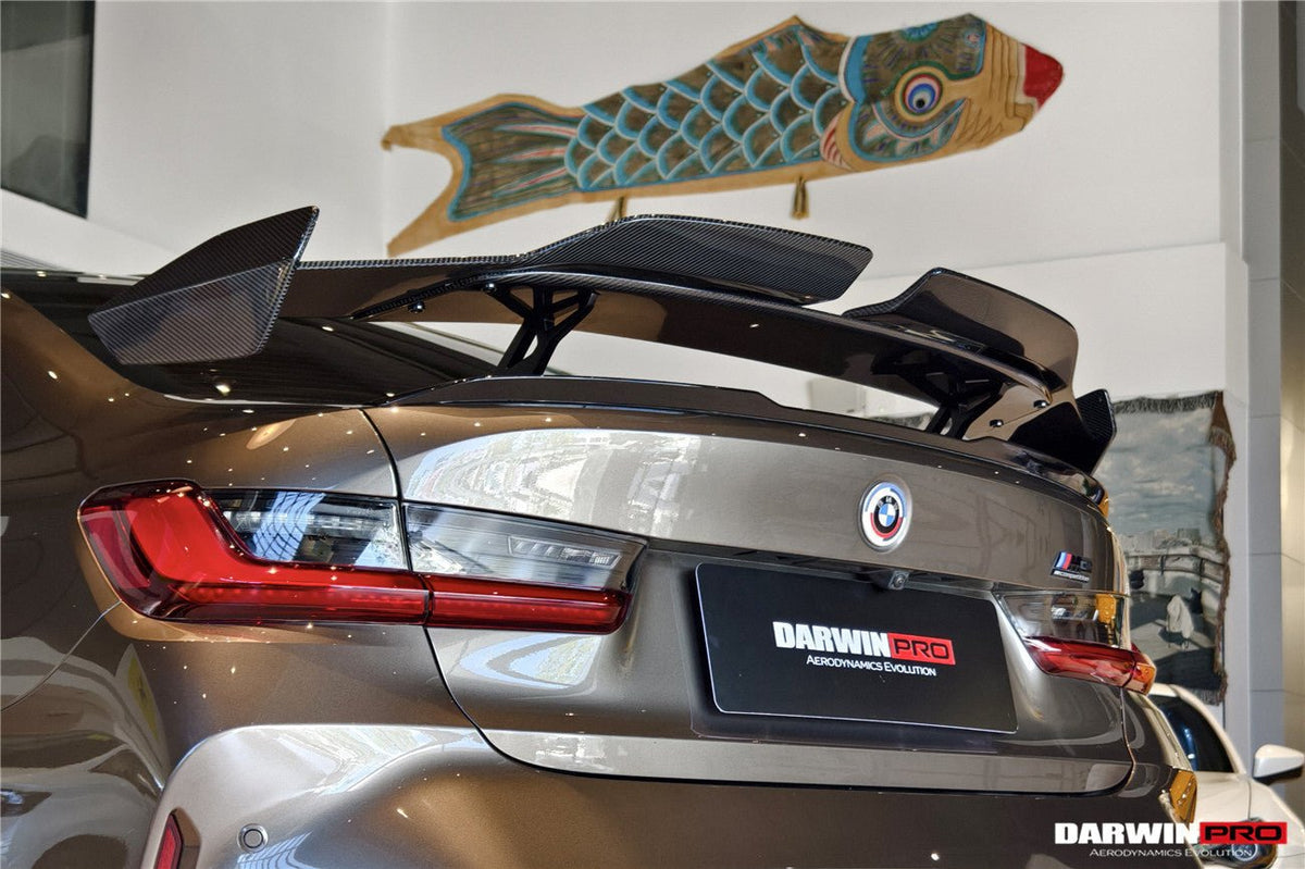 DARWINPRO - BMW M3 G80 / 3 SERIES G20 / M4 G82 / 4 SERIES G22 2021+ BKSSII STYLE CARBON FIBRE TRUNK WING - Aero Carbon UK