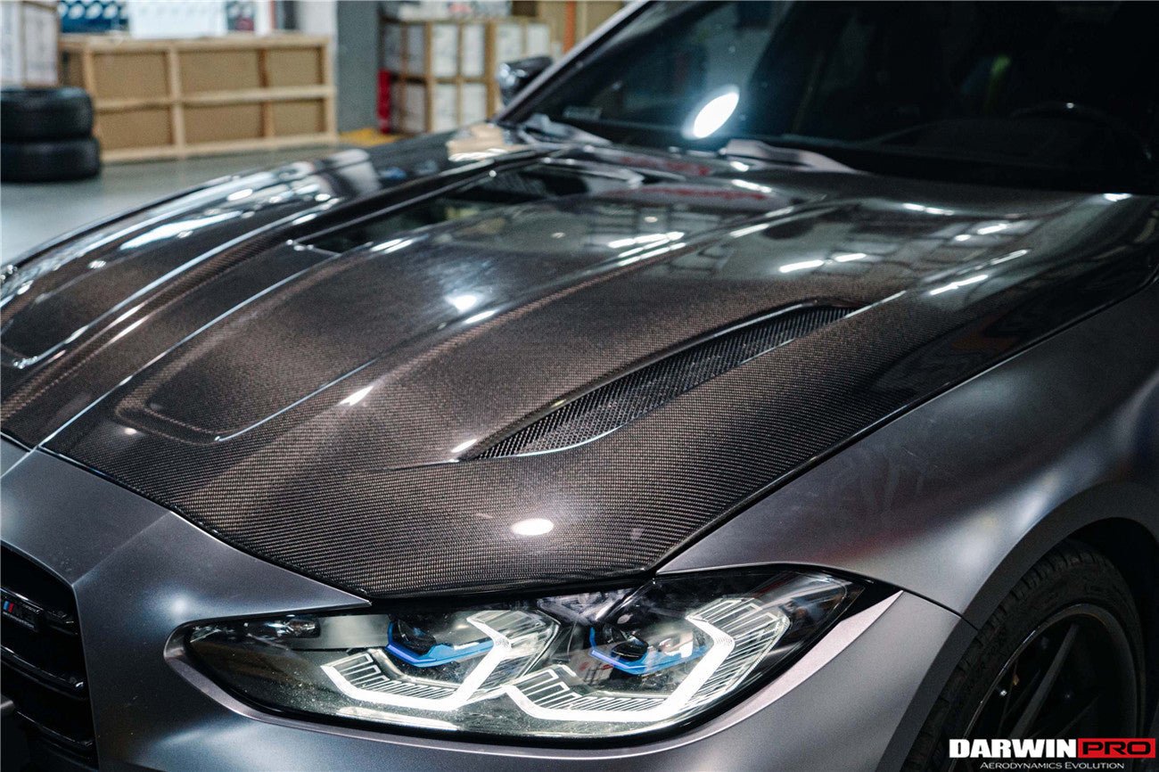 DARWINPRO - BMW M3 G80 / M4 G82 IMP PERFORMANCE CARBON FIBRE / TRANSPARENT HOOD BONNET - Aero Carbon UK