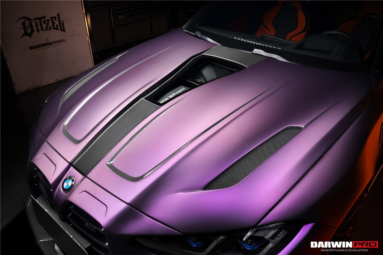 DARWINPRO - BMW M3 G80 / M4 G82 IMP PERFORMANCE CARBON FIBRE / TRANSPARENT HOOD BONNET - Aero Carbon UK