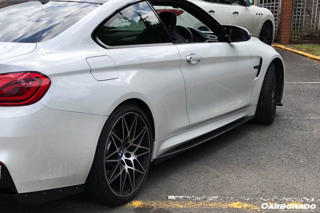 DARWINPRO - BMW M4 F82 2014-2020 VA STYLE CARBON FIBRE SIDE SKIRTS - Aero Carbon UK