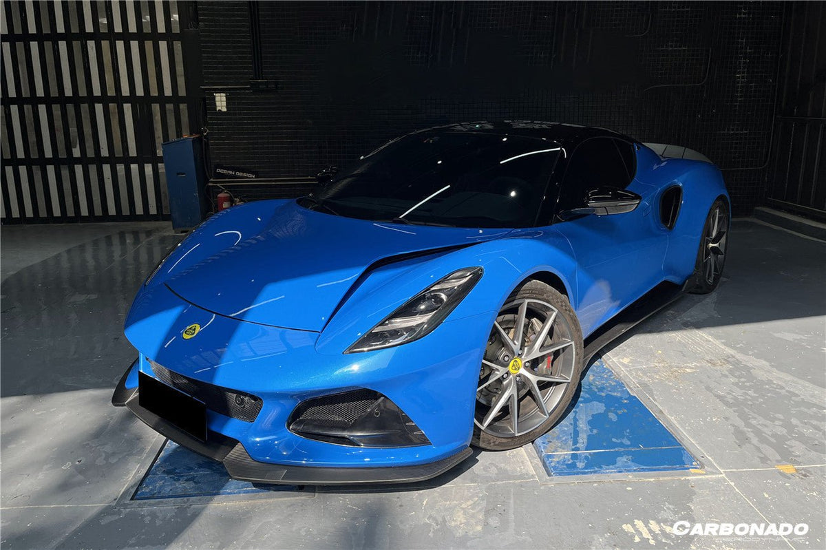 DARWINPRO - LOTUS EMIRA 2021-2024 OD STYLE DRY CARBON FIBRE FRONT BUMPER VENTS - Aero Carbon UK