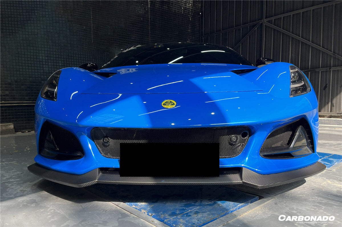 DARWINPRO - LOTUS EMIRA 2021-2024 OD STYLE DRY CARBON FIBRE FRONT LIP SPLITTER - Aero Carbon UK