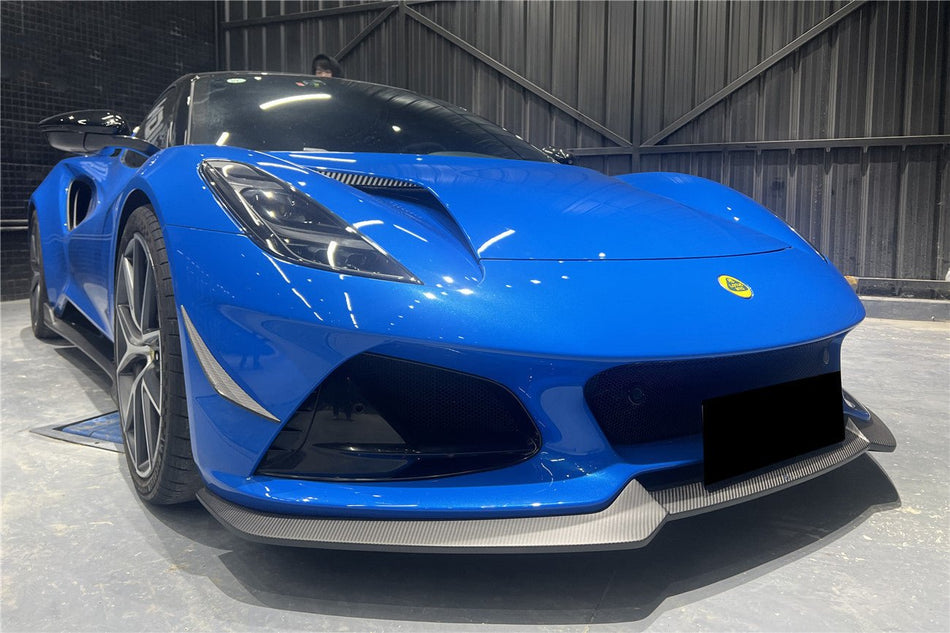 DARWINPRO - LOTUS EMIRA 2021-2024 OD STYLE DRY CARBON FIBRE FRONT LIP SPLITTER - Aero Carbon UK