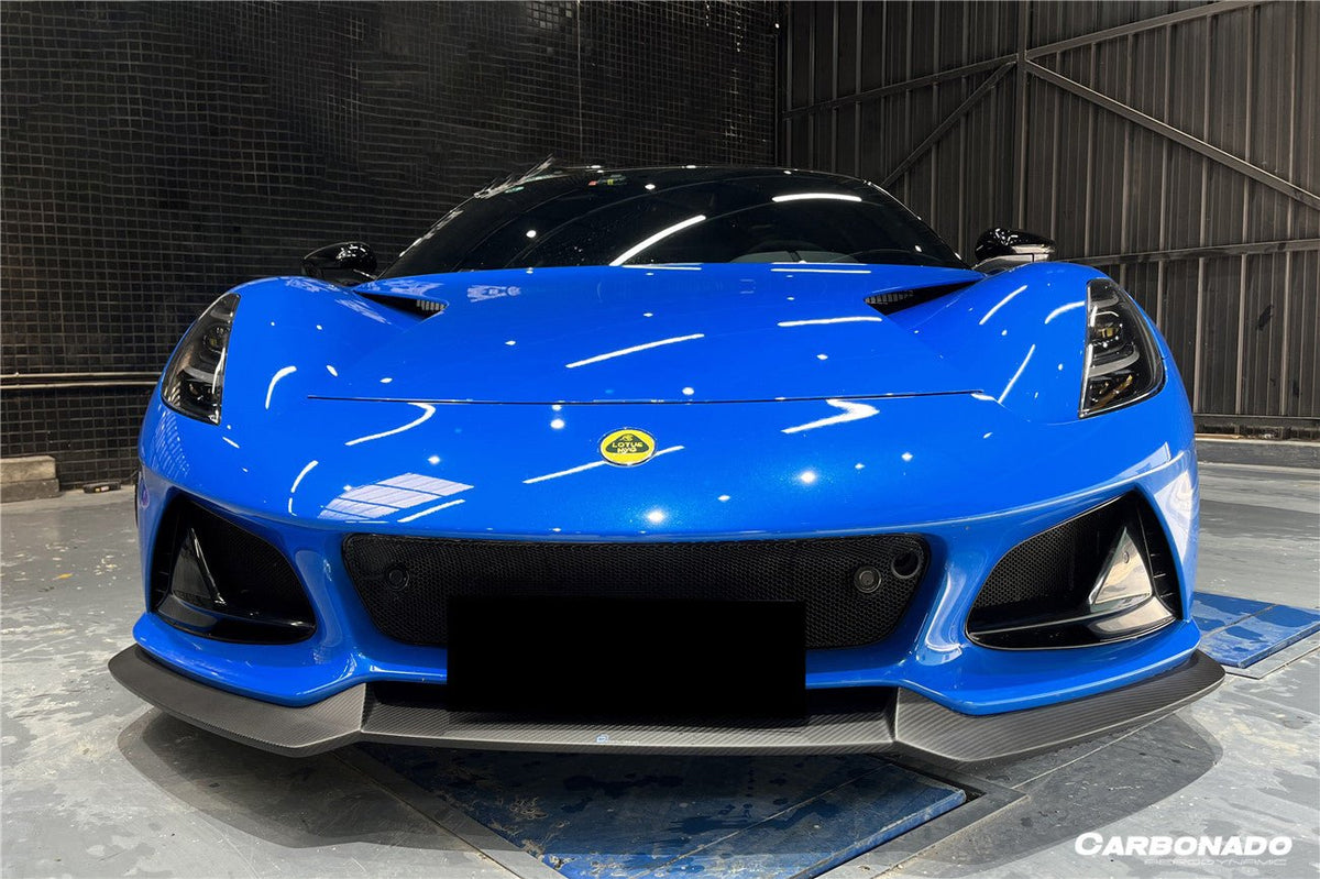 DARWINPRO - LOTUS EMIRA 2021-2024 OD STYLE DRY CARBON FIBRE FRONT LIP SPLITTER - Aero Carbon UK