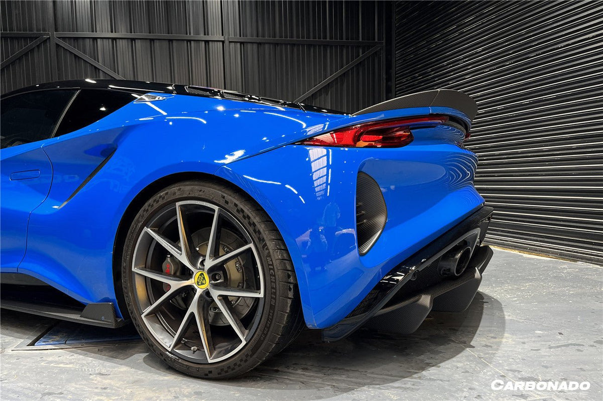 DARWINPRO - LOTUS EMIRA 2021-2024 OD STYLE DRY CARBON FIBRE REAR BUMPER VENTS - Aero Carbon UK
