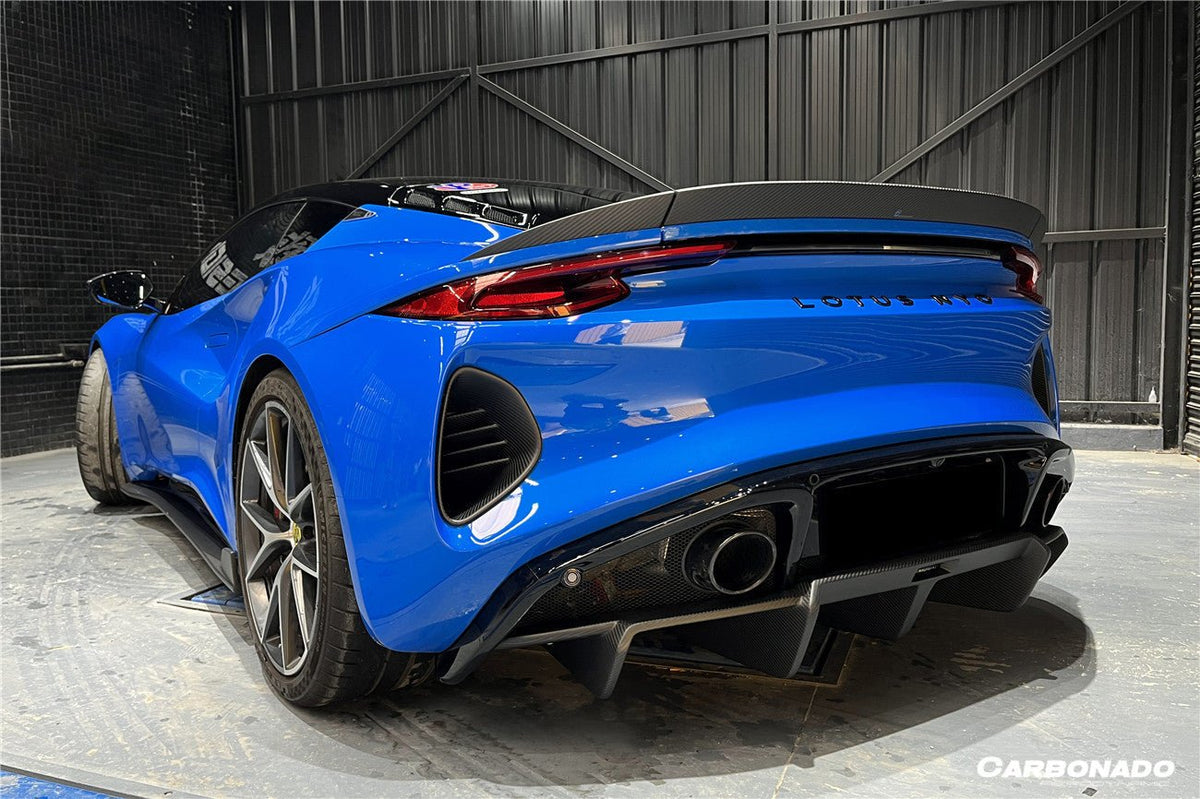 DARWINPRO - LOTUS EMIRA 2021-2024 OD STYLE DRY CARBON FIBRE REAR DIFFUSER LIP - Aero Carbon UK