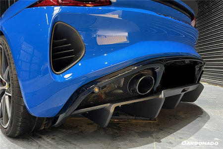 DARWINPRO - LOTUS EMIRA 2021-2024 OD STYLE DRY CARBON FIBRE REAR DIFFUSER LIP - Aero Carbon UK