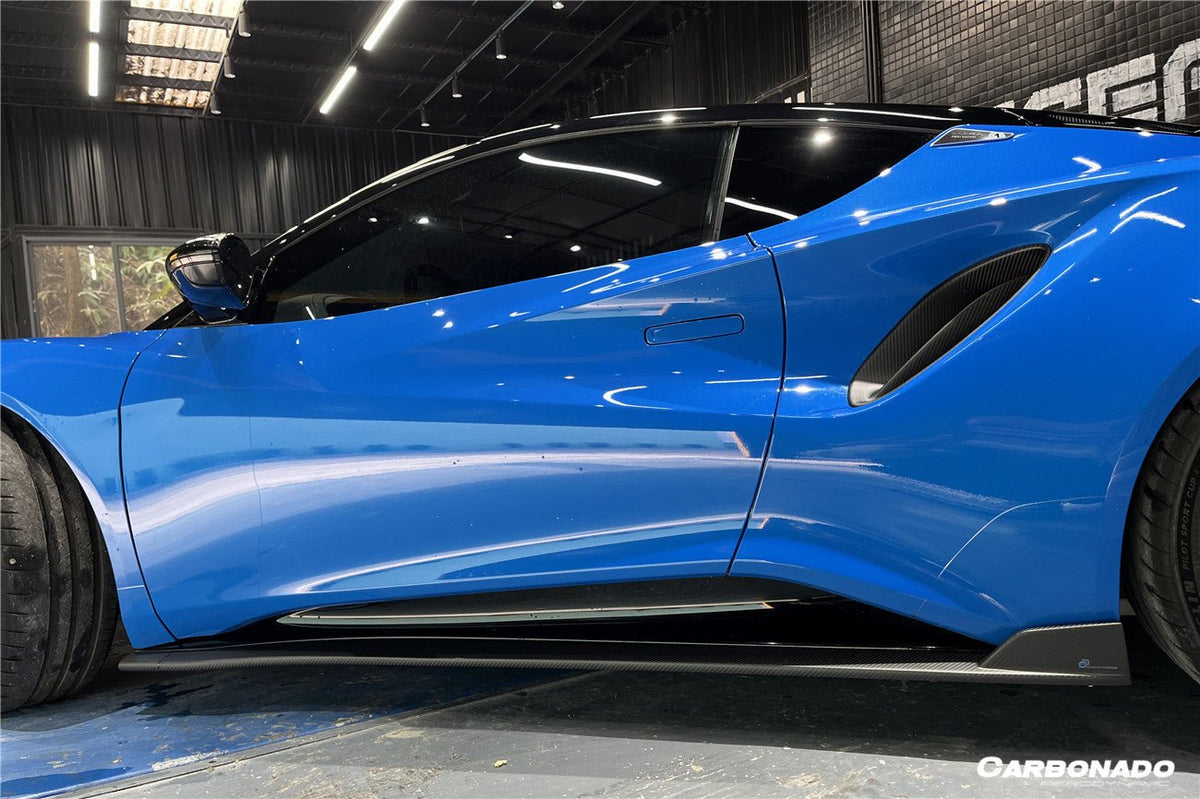 DARWINPRO - LOTUS EMIRA 2021-2024 OD STYLE DRY CARBON FIBRE SIDE SKIRTS - Aero Carbon UK