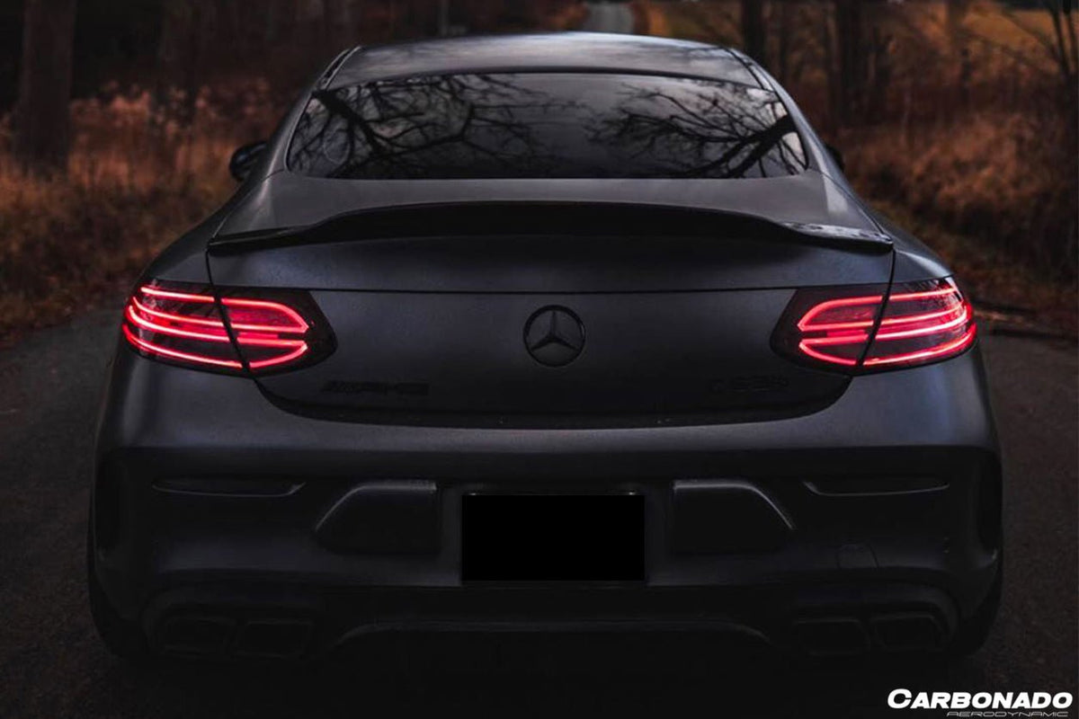 DARWINPRO - MERCEDES BENZ C - CLASS W205 COUPE 2015 - 2021 PS STYLE TRUNK SPOILER - Aero Carbon UK