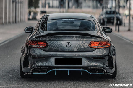 DARWINPRO - MERCEDES BENZ C - CLASS W205 COUPE 2015 - 2021 PS STYLE TRUNK SPOILER - Aero Carbon UK