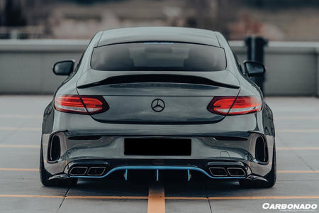 DARWINPRO - MERCEDES BENZ C - CLASS W205 COUPE 2015 - 2021 PS STYLE TRUNK SPOILER - Aero Carbon UK