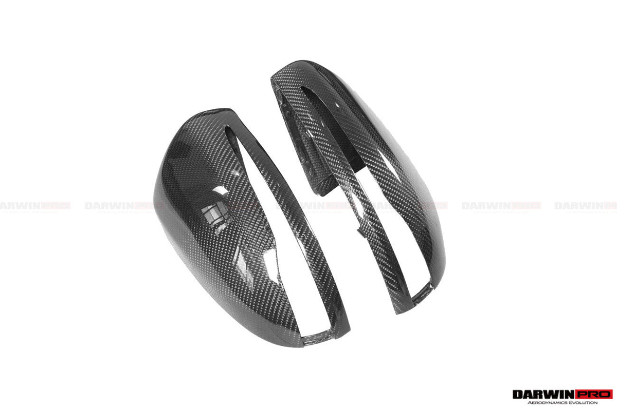 DARWINPRO - MERCEDES BENZ C - CLASS W205 DRY CARBON FIBER MIRROR HOUSING REPLACEMENT - Aero Carbon UK