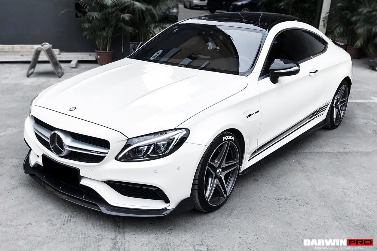 DARWINPRO - MERCEDES BENZ C - CLASS W205 DRY CARBON FIBER MIRROR HOUSING REPLACEMENT - Aero Carbon UK