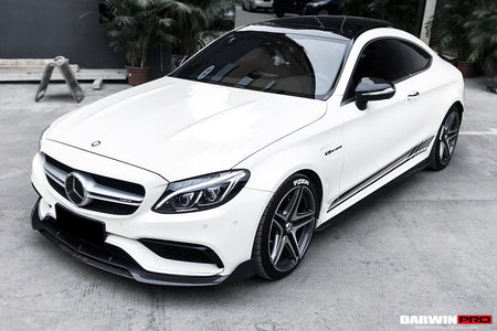 DARWINPRO - MERCEDES BENZ C - CLASS W205 DRY CARBON FIBER MIRROR HOUSING REPLACEMENT - Aero Carbon UK