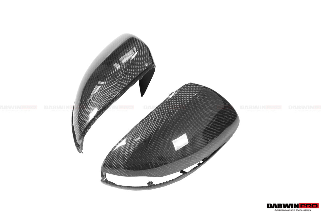 DARWINPRO - MERCEDES BENZ C - CLASS W205 DRY CARBON FIBER MIRROR HOUSING REPLACEMENT - Aero Carbon UK