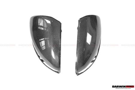 DARWINPRO - MERCEDES BENZ C - CLASS W205 DRY CARBON FIBER MIRROR HOUSING REPLACEMENT - Aero Carbon UK