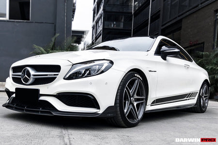 DARWINPRO - MERCEDES BENZ C - CLASS W205 DRY CARBON FIBER MIRROR HOUSING REPLACEMENT - Aero Carbon UK