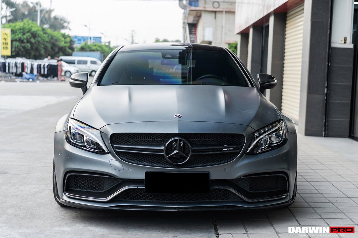 DARWINPRO - MERCEDES BENZ C - CLASS W205 DRY CARBON FIBER MIRROR HOUSING REPLACEMENT - Aero Carbon UK