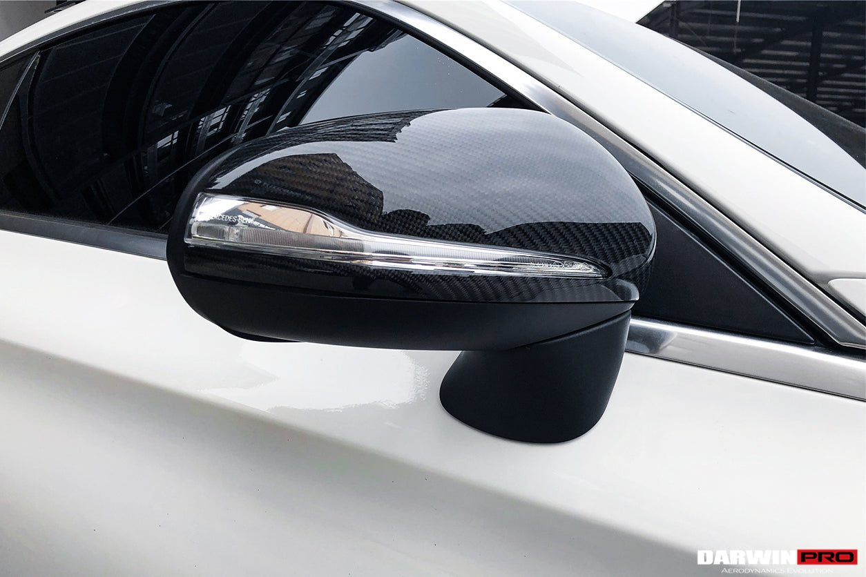 DARWINPRO - MERCEDES BENZ C - CLASS W205 DRY CARBON FIBER MIRROR HOUSING REPLACEMENT - Aero Carbon UK