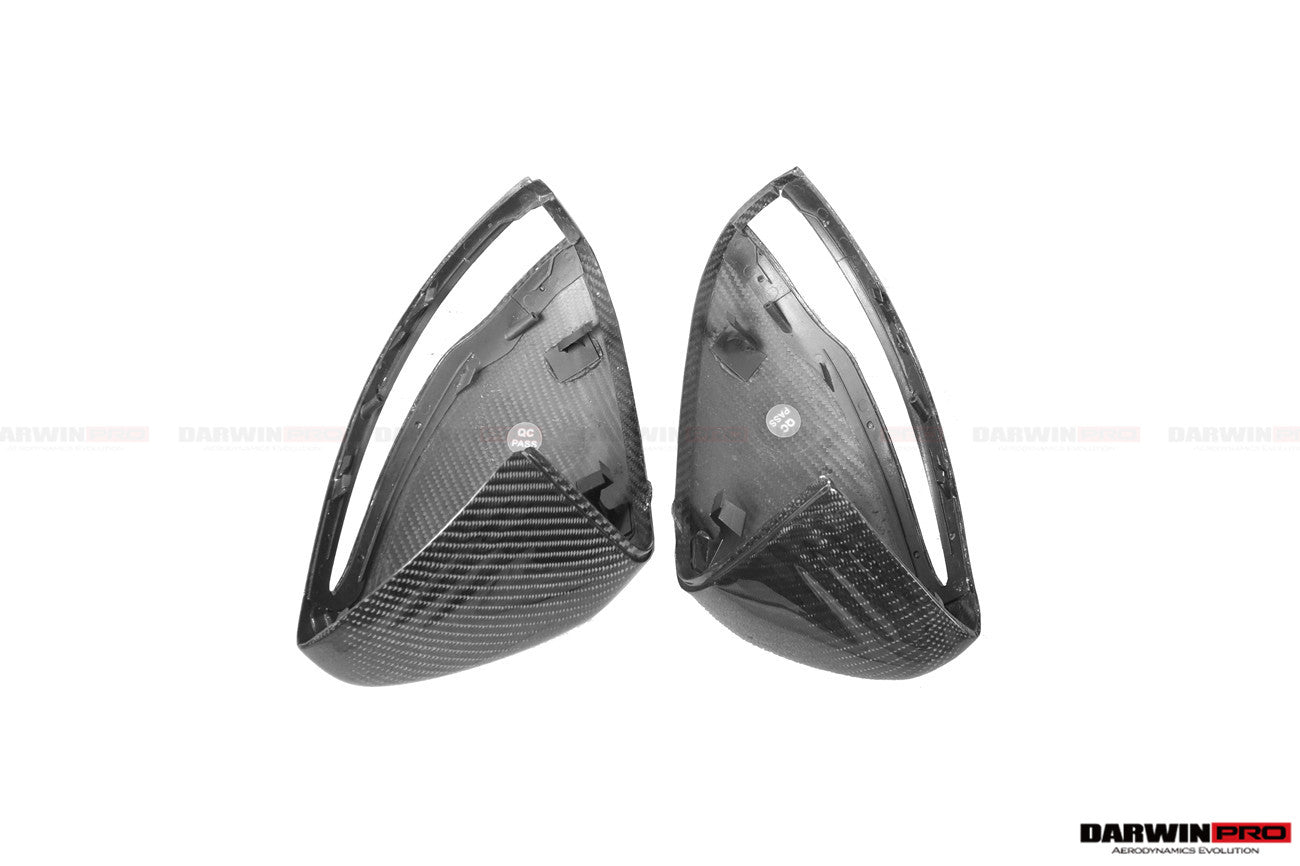 DARWINPRO - MERCEDES BENZ C - CLASS W205 DRY CARBON FIBER MIRROR HOUSING REPLACEMENT - Aero Carbon UK