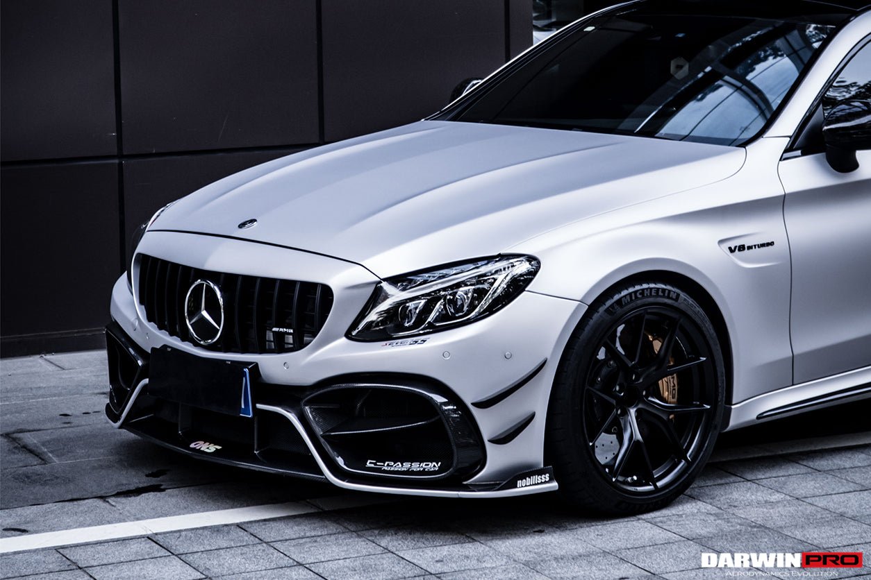 DARWINPRO - MERCEDES BENZ W205 C63 & C6S AMG COUPE 2015 - 2021 PARTIAL CARBON FIBER FULL BODY KIT - Aero Carbon UK