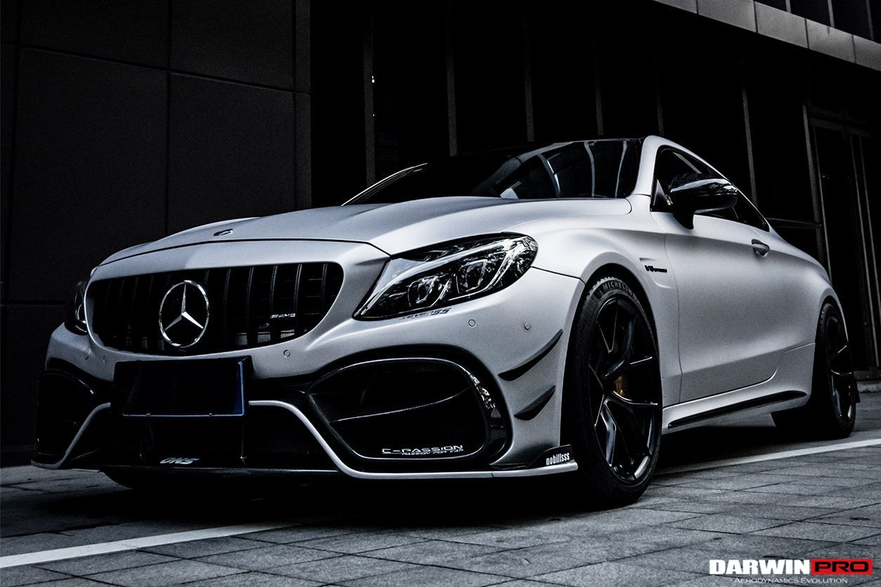 DARWINPRO - MERCEDES BENZ W205 C63 & C6S AMG COUPE 2015 - 2021 PARTIAL CARBON FIBER FULL BODY KIT - Aero Carbon UK