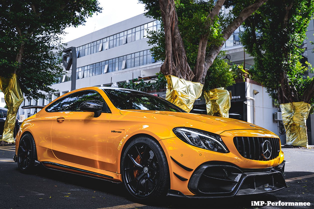 DARWINPRO - MERCEDES BENZ W205 C63 & C6S AMG COUPE 2015 - 2021 PARTIAL CARBON FIBER FULL BODY KIT - Aero Carbon UK