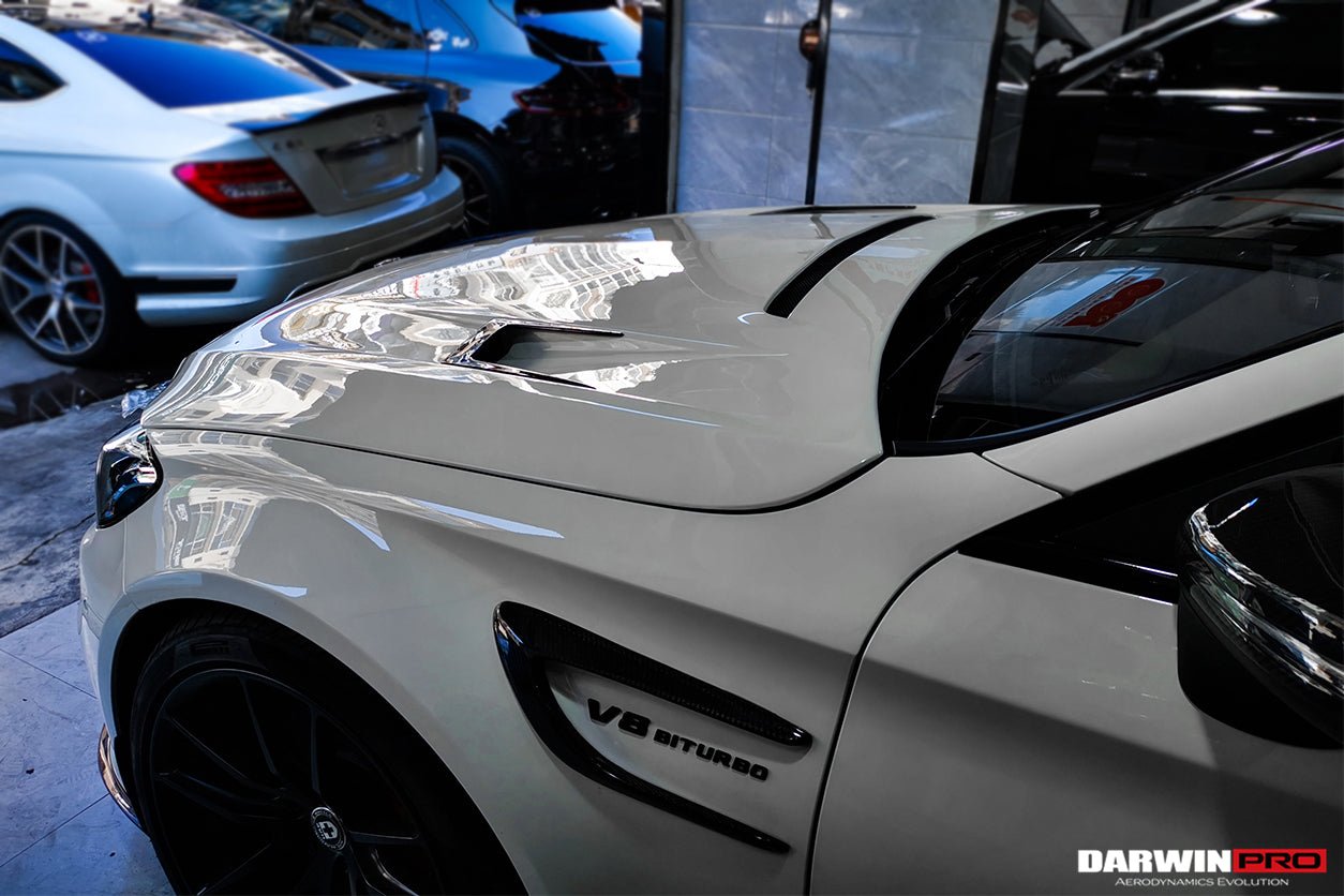 DARWINPRO - MERCEDES BENZ W205 C63 & S AMG COUPE 2015 - 2021 CARBON FIBER BKSS STYLE HOOD BONNET - Aero Carbon UK