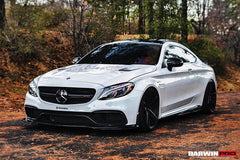 DARWINPRO - MERCEDES BENZ W205 C63 & S AMG COUPE 2015 - 2021 CARBON FIBER BKSS STYLE HOOD BONNET - Aero Carbon UK