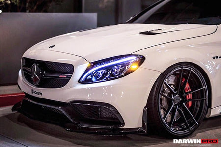 DARWINPRO - MERCEDES BENZ W205 C63 & S AMG COUPE 2015 - 2021 CARBON FIBER BKSS STYLE HOOD BONNET - Aero Carbon UK