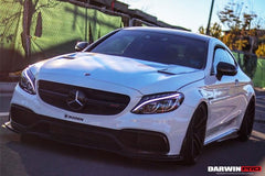 DARWINPRO - MERCEDES BENZ W205 C63 & S AMG COUPE 2015 - 2021 CARBON FIBER BKSS STYLE HOOD BONNET - Aero Carbon UK