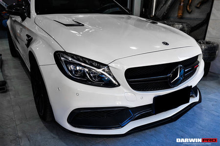 DARWINPRO - MERCEDES BENZ W205 C63 & S AMG COUPE 2015 - 2021 CARBON FIBER BKSS STYLE HOOD BONNET - Aero Carbon UK