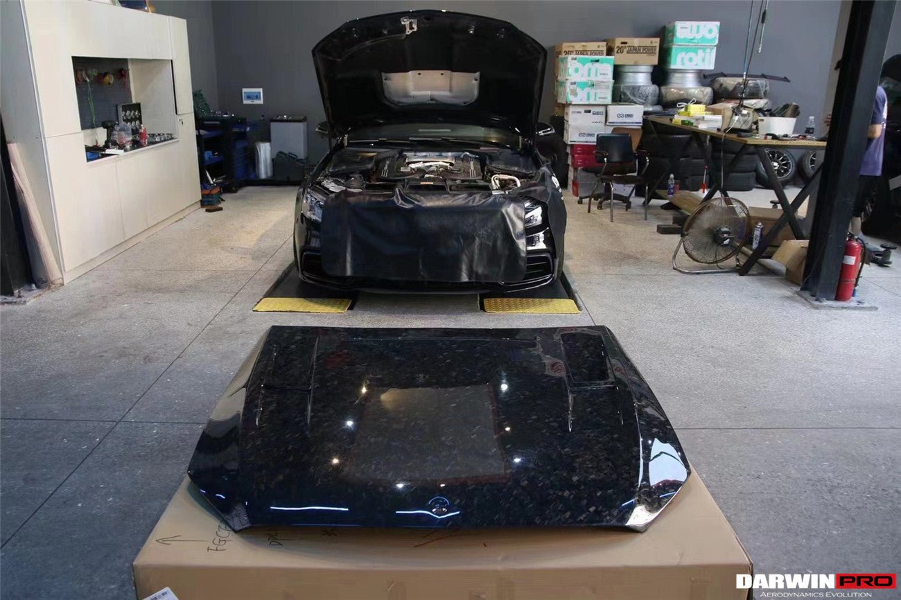 DARWINPRO - MERCEDES BENZ W205 C63 & S AMG COUPE 2015 - 2021 CARBON FIBER BKSS STYLE HOOD BONNET - Aero Carbon UK