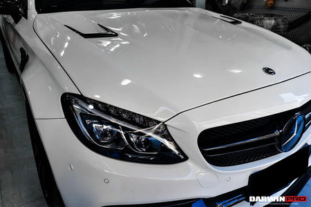 DARWINPRO - MERCEDES BENZ W205 C63 & S AMG COUPE 2015 - 2021 CARBON FIBER BKSS STYLE HOOD BONNET - Aero Carbon UK