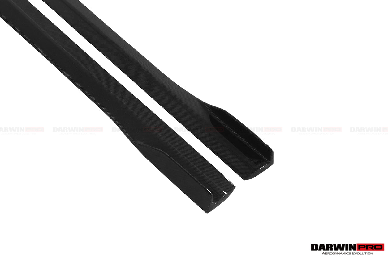 DARWINPRO - MERCEDES BENZ W205 C63 & S AMG COUPE 2015 - 2021 CARBON FIBER IMP SIDE SKIRTS - Aero Carbon UK