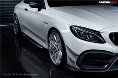 DARWINPRO - MERCEDES BENZ W205 C63 & S AMG COUPE 2015 - 2021 CARBON FIBER IMP SIDE SKIRTS - Aero Carbon UK