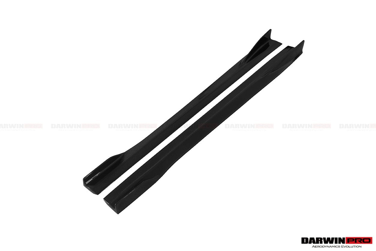 DARWINPRO - MERCEDES BENZ W205 C63 & S AMG COUPE 2015 - 2021 CARBON FIBER IMP SIDE SKIRTS - Aero Carbon UK